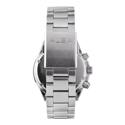 Alba Active AM3965X1 Chronograph Men Green Dial Stainless Steel Strap