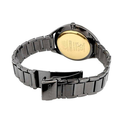 Seiko Ladies SRKZ49P1 Black Dial Black Stainless Steel Strap