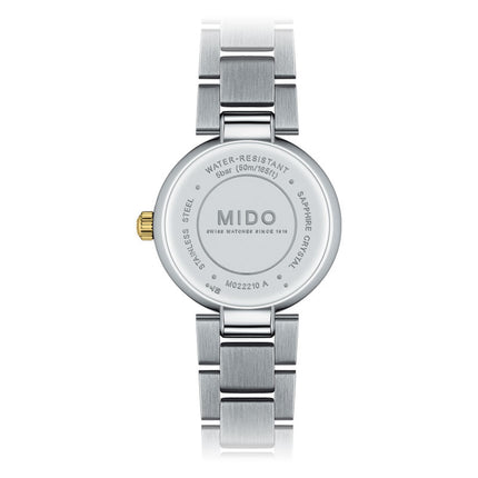 MIDO Baroncelli M022.210.22.036.09 Donna Silver Dial Dual Tone Stainless Steel Strap