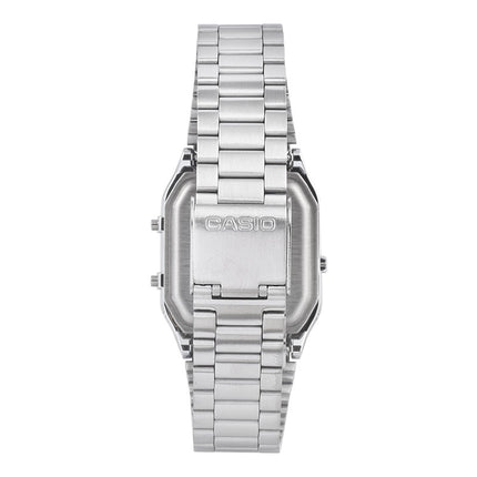 Casio General AQ-230A-3AMQYDF Vintage Digital Analog Dial Stainless Steel Band