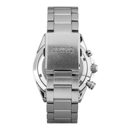 Seiko Chronograph SSB397P1 Essentials Discover More Men Black Dial Stainless Steel Strap