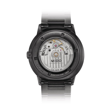 MIDO Commander II M021.407.33.411.00 Gradient Dial Black Stainless Steel Strap