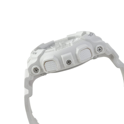 Casio G-Shock X ITZY GMA-S120VA-7ADR Beach Resort Series Digital Analog Dial White Resin Band