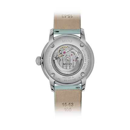 MIDO Baroncelli M037.207.16.106.00 Signature Lady Colours MOP Dial Leather Strap + 4 Extra Strap