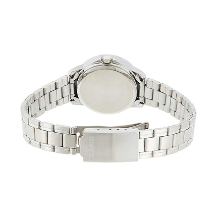 Casio General LTP-V004D-7B2UDF Ladies Silver Dial Stainless Steel Band
