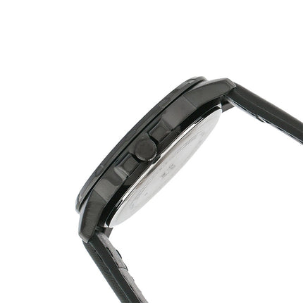 Casio General Dress MTP-VD01BL-1BVUDF Men Black Dial Black Leather Strap