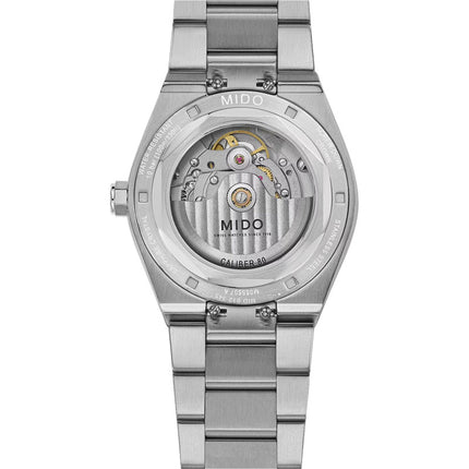 MIDO Multifort 8 M055.507.11.051.00 One Crown Octagonal Black Dial Stainless Steel Strap