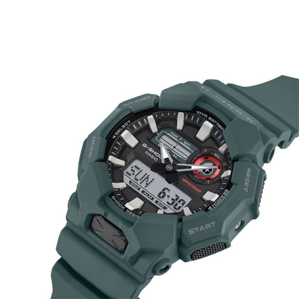 Casio G-Shock GA-010-2ADR New Rugged Basic Analog Digital Black Dial Blue Resin Band