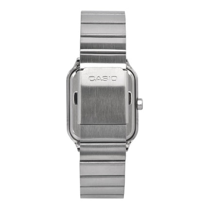 Casio General MTP-M305D-7AVDF Men Moon Phase White Dial Stainless Steel Band