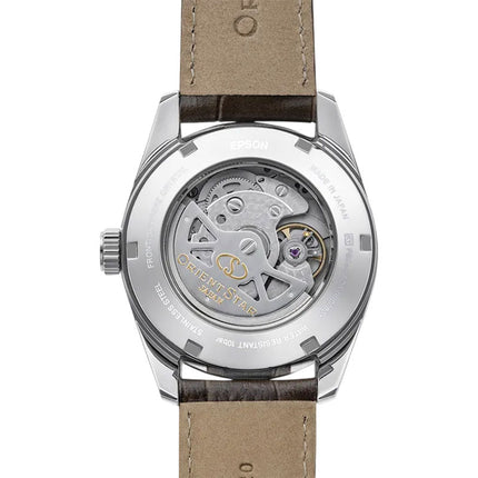 Orient Star RE-AU0113Y Contemporary Date Automatic Brown Dial Brown Leather Strap
