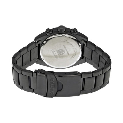 Seiko Chronograph SNN267P1 Black Dial Gunmetal Stainless Steel Strap