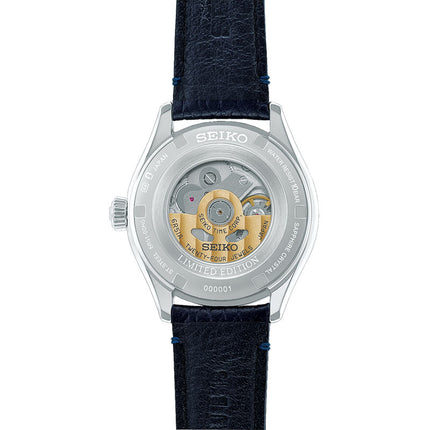 Seiko Presage HCC004J1 145th Anniversary Automatic Shironeri White Navy Leather Limited Edition