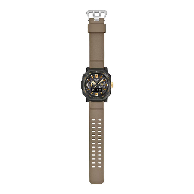 Casio Pro Trek PRW-B1000-5DR Tough Solar Digital Analog Dial Brown Rubber CNF Band