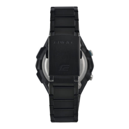 Casio Edifice ECB-2200DD-1ADF Men Windflow Digital Analog Black Dial Black Stainless Steel Band