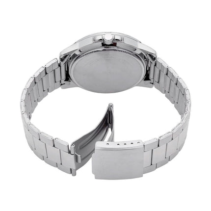 Casio General MTP-VD01D-4BVUDF Men Red Dial Stainless Steel Band