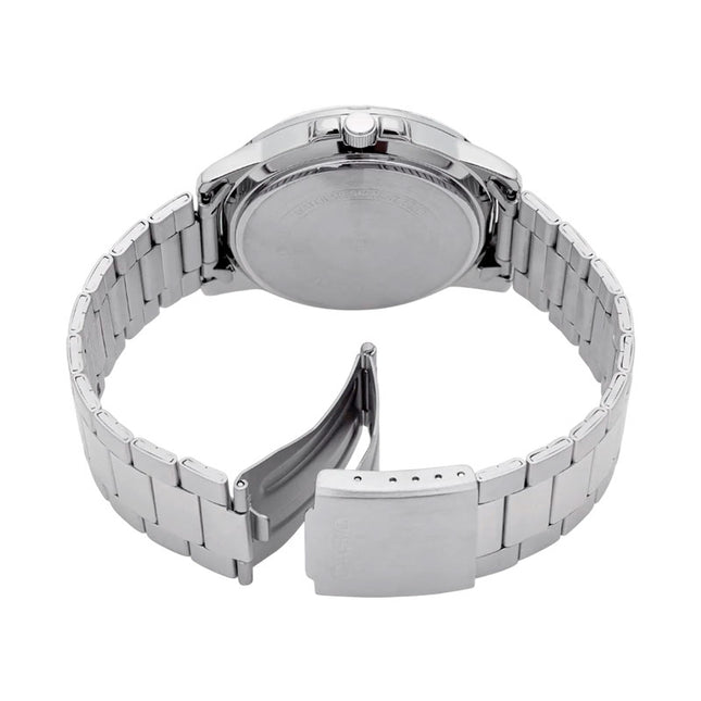 Casio General MTP-VD01D-4BVUDF Men Red Dial Stainless Steel Band
