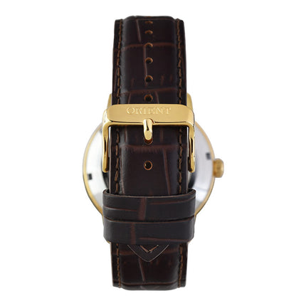 Orient Contemporary RA-AC0F04S Automatic White Dial Brown Leather Strap