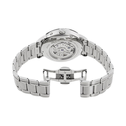 Orient Star Classic RE-AY0103L Automatic Men Open Heart Blue Dial Stainless Steel Strap