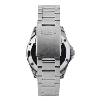 Alba Mechanical AL4459X1 Automatic Men Ice Blue Patterned Dial Stainless Steel Strap
