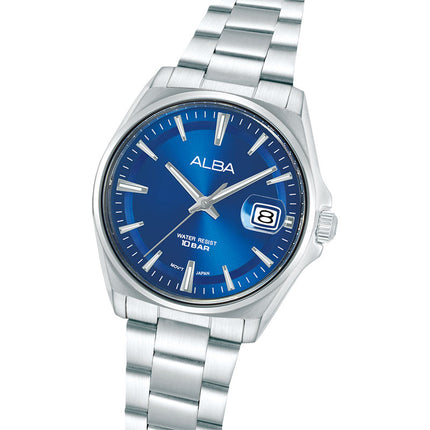 Alba Active AS9V89X1 Royal Blue Dial Stainless Steel Strap