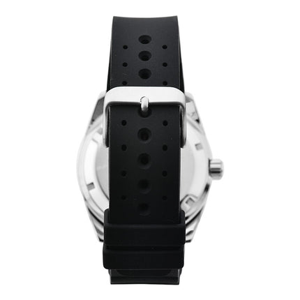 Alba Mechanical AL4363X1 Men Blue Dial Black Silicone Strap