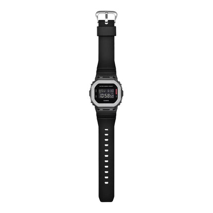 Casio G-Shock GM-5600BM-1DR Modern Industrial Digital Dial Black Resin Band