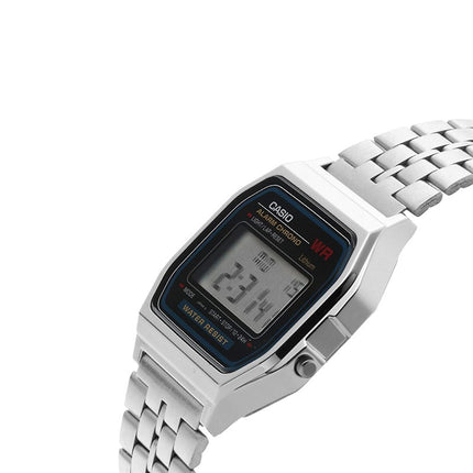 Casio General A159WA-N1DF Retro Digital Dial Stainless Steel Band