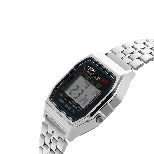 Casio General A159WA-N1DF Retro Digital Dial Stainless Steel Band