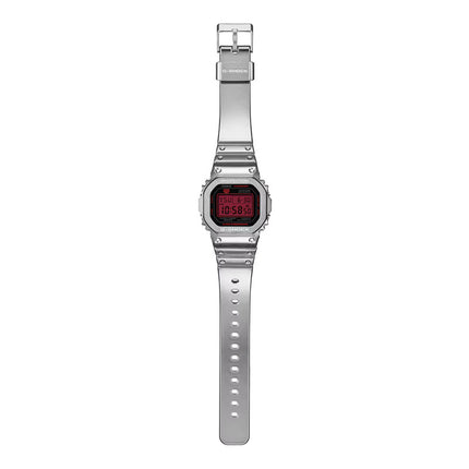 Casio G-Shock GM-5600YRA-8DR Fine Metallic Series Digital Red Dial Silver Resin Band