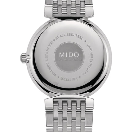 MIDO Dorada M033.410.11.031.00 Men Silver Dial Stainless Steel Strap