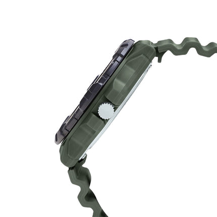 Casio General MRW-210H-3AVDF Men Black Dial Army Green Resin Band
