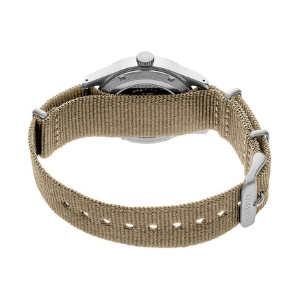 Seiko 5 Sports SRPG35K1 Automatic Black Dial Beige Nylon Strap