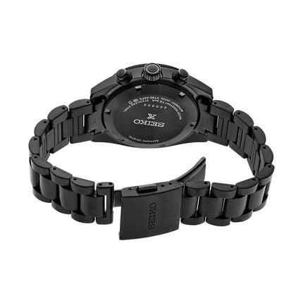 Seiko Prospex SSC917P1 Black Series Night Vision Speedtimer Solar Chronograph Stainless Steel Strap