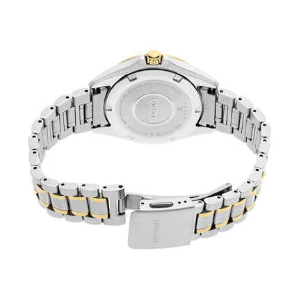 Seiko Prospex SUR608J1 Ladies Sea Marine Mother Of Pearl Dial Dual Tone Stainless Steel Strap