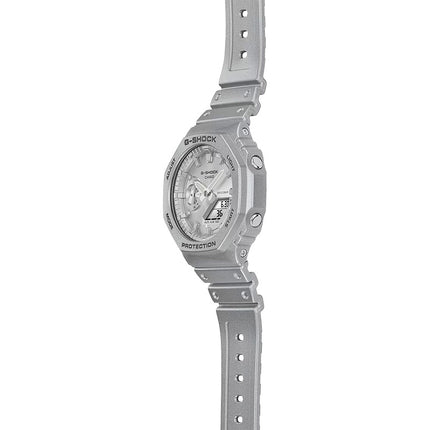 Casio G-Shock GA-2100FF-8ADR CasiOak Forgotten Future Series Metalic Silver Resin Band
