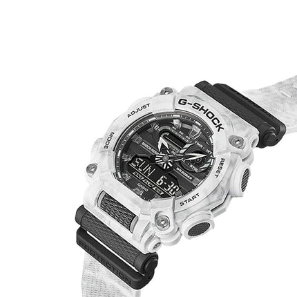 Casio G-Shock GA-900GC-7ADR Grunge Snow Camouflage Digital Analog Dial Camouflage Resin Band