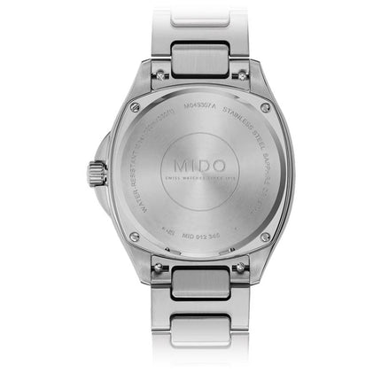 MIDO Multifort TV 35 M049.307.11.136.00 Men Automatic Mother Of Pearl Dial Stainless Steel Strap