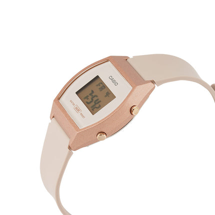 Casio General LW-204-4ADF Digital Dial Beige Resin Band