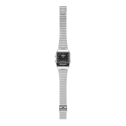 Casio General X Stranger Things AQ-800EST-1ADR Vintage Digital Analog Stainless Steel Band