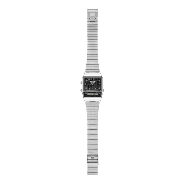 Casio General X Stranger Things AQ-800EST-1ADR Vintage Digital Analog Stainless Steel Band