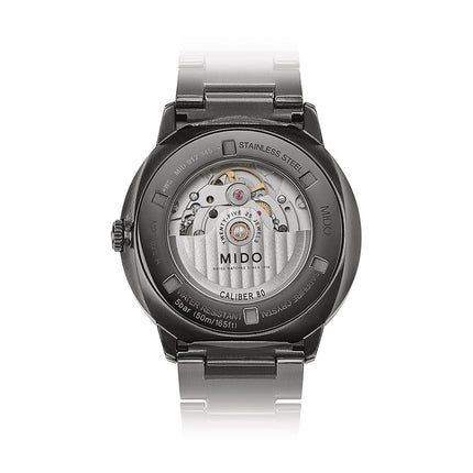 MIDO Commander M021.626.33.051.00 Big Date Black Dial Black Stainless Steel Strap