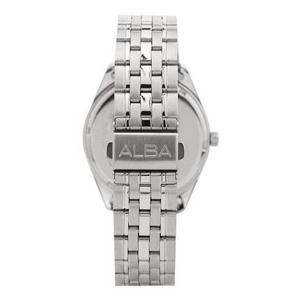 Alba AJ6177X1 Men Silver Dial Stainless Steel Strap