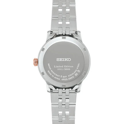 Seiko Presage SRPM06J1 Cocktail Time Springtime Pink Dial Dual Tone St Steel Strap Limited Edition