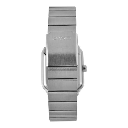 Casio General MTP-M305D-1AVDF Men Moon Phase Black Dial Stainless Steel Band
