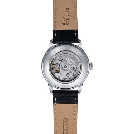 Orient Classic RA-AP0101B Bambino 38 Small Seconds Automatic Black Dial Black Leather Strap