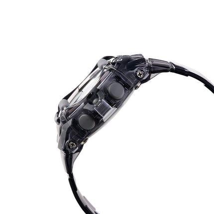 Casio Baby-G BG-169U-8BDR Digital Blue Dial Transparency Black Resin Band