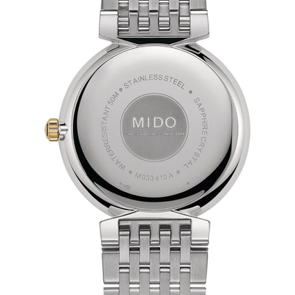 MIDO Dorada M033.410.22.031.00 Men Silver Dial Dual Tone Stainless Steel Strap