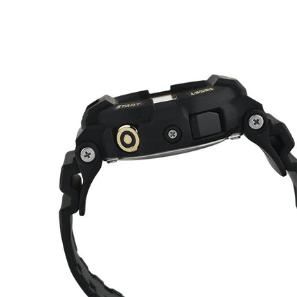 Casio G-Shock GD-350GB-1DR Men 10th Anniversary With Black And Gold Digital Dial Black Resin Band