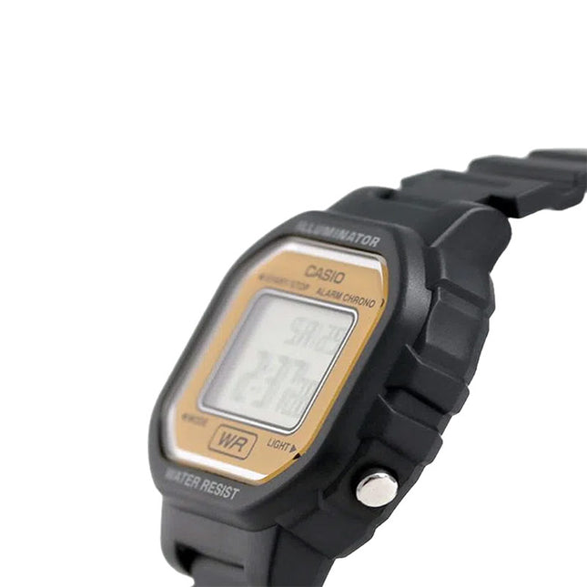 Casio General LA-20WH-9ADF Ladies Digital Dial Black Resin Band