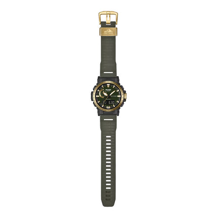 Casio Pro Trek PRW-61ANS-3DR Tough Solar Green Resin Band Unite With Nature 30th Anniversary